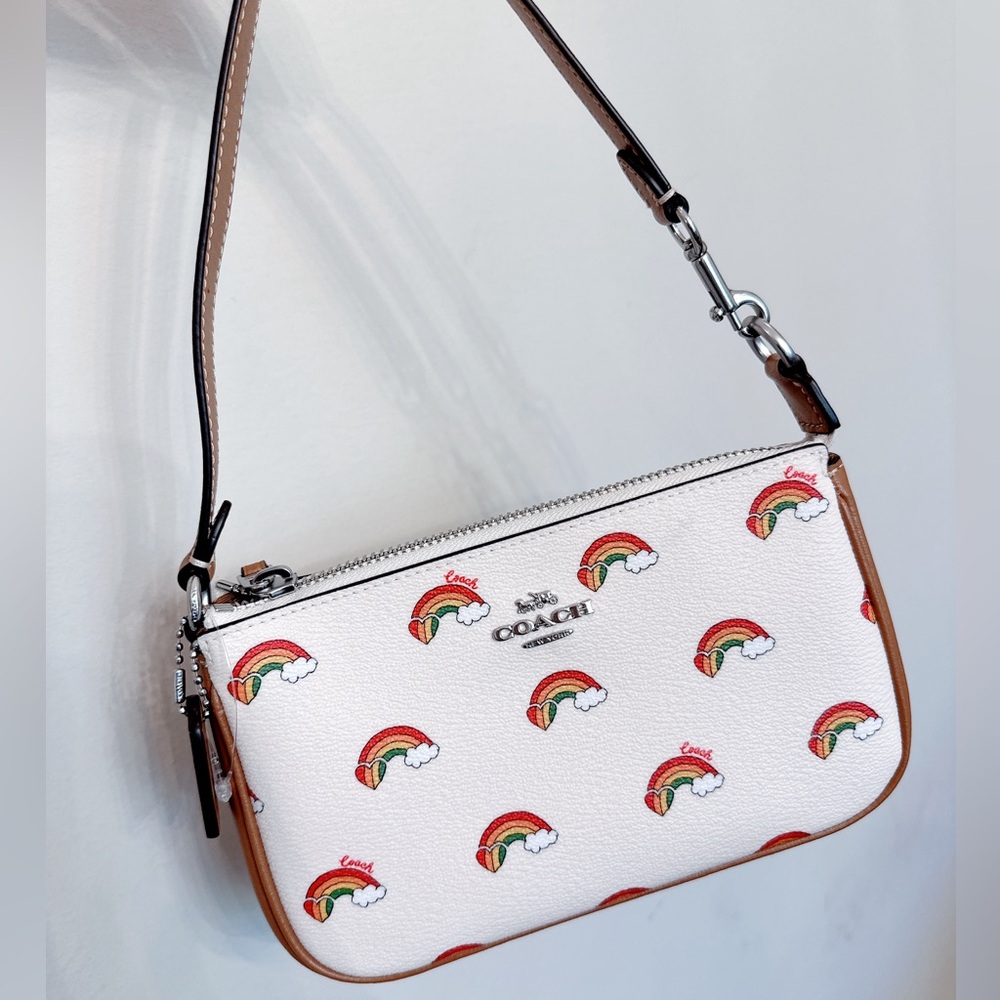 NWT Coach Nolita 19 With Rainbow Print CJ657